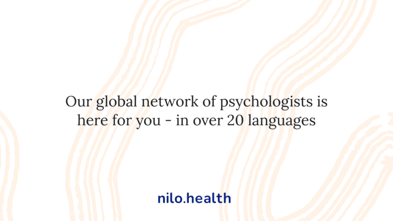 nilo.health – mental health support in more than 20 languages