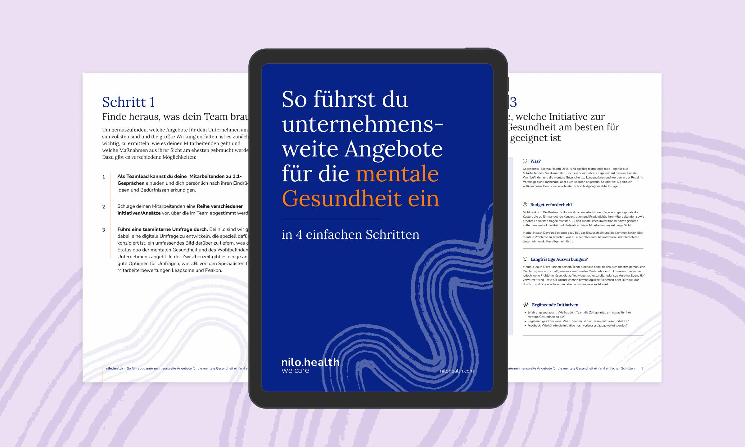 In 4 Schritten zum mentalen Gesundheits-Benefit