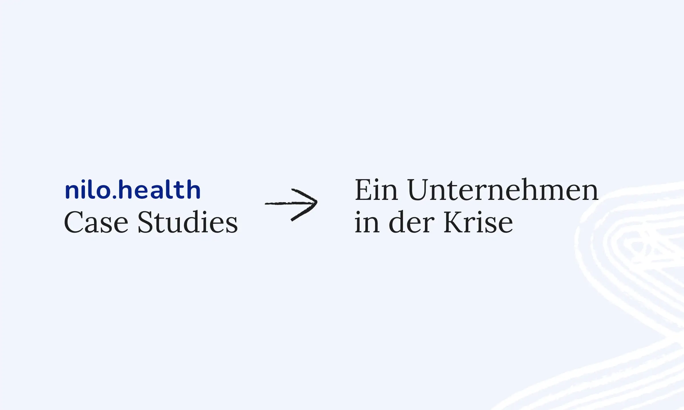 Ein Unternehmen in der Krise