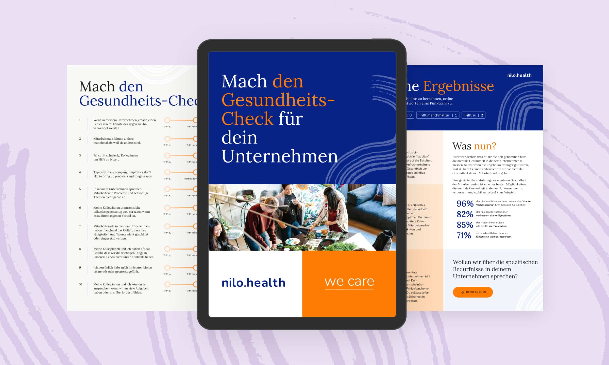 Mentaler Gesundheit-Check