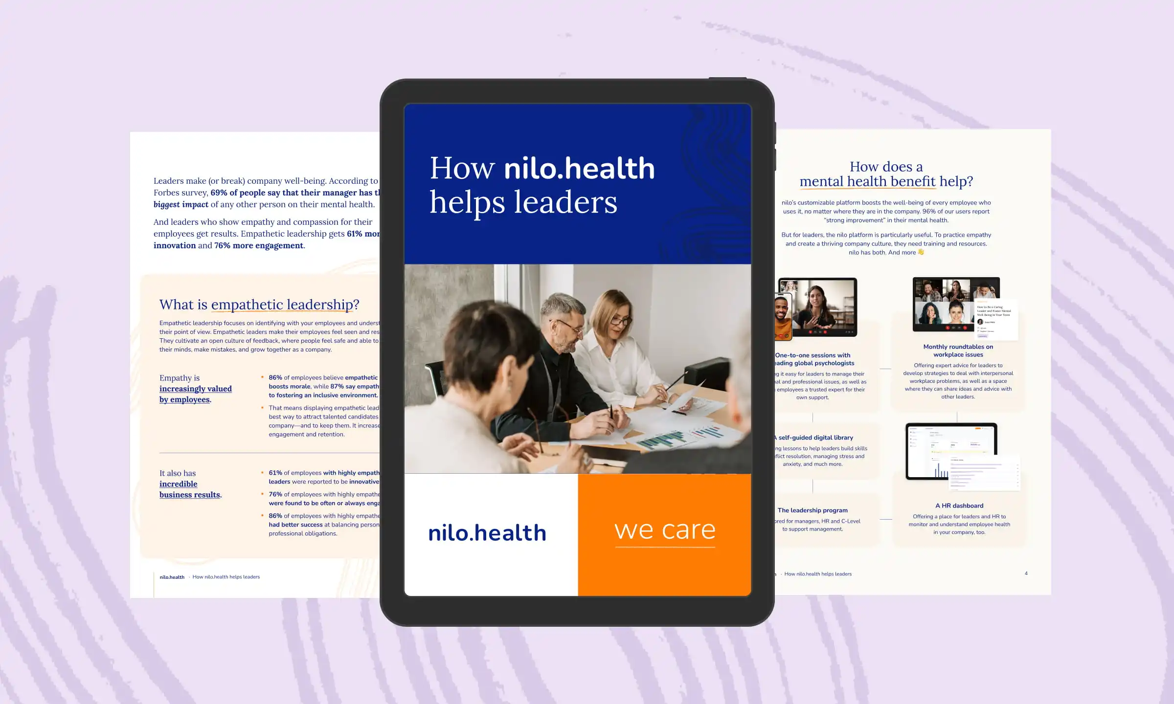 How nilo.health helps leaders Cover